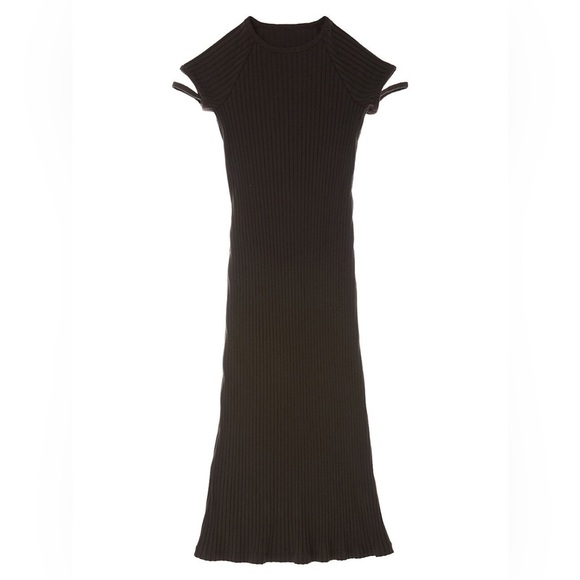 Helmut Lang
Women's Brown Rib Tee Midi Dress - Picture 4 of 10